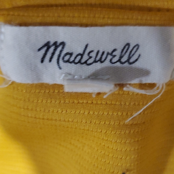 Madewell Mustard Layered Tank Top - Picture 9 of 12